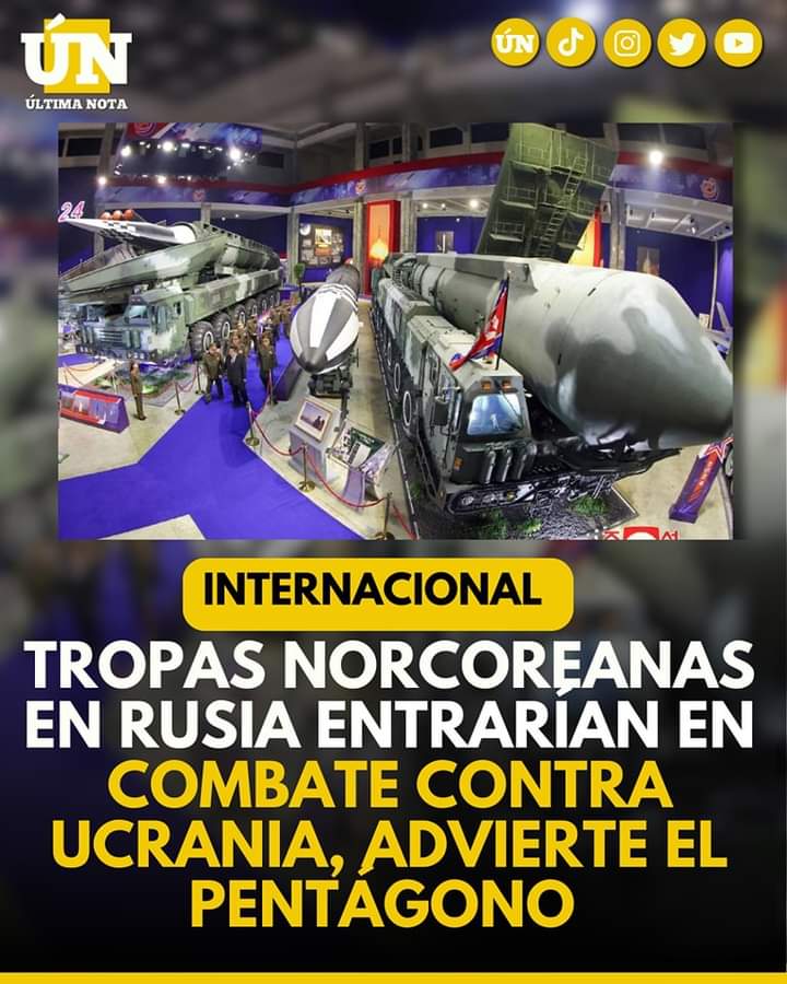 “Tropas norcoreanas en Rusia entrarían en combate contra Ucrania, advierte el Pentágono”
