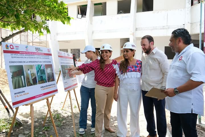 Auncia Mara Lezama rehabilitación y equipamiento de la Procuraduría de Protección de Niñas, Niños y Adolescentes de Chetumal