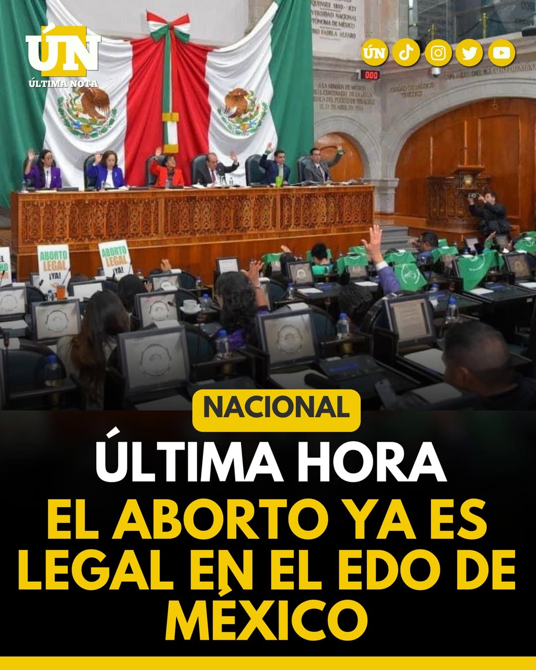 El ab0rto ya es legal en el Edo de México