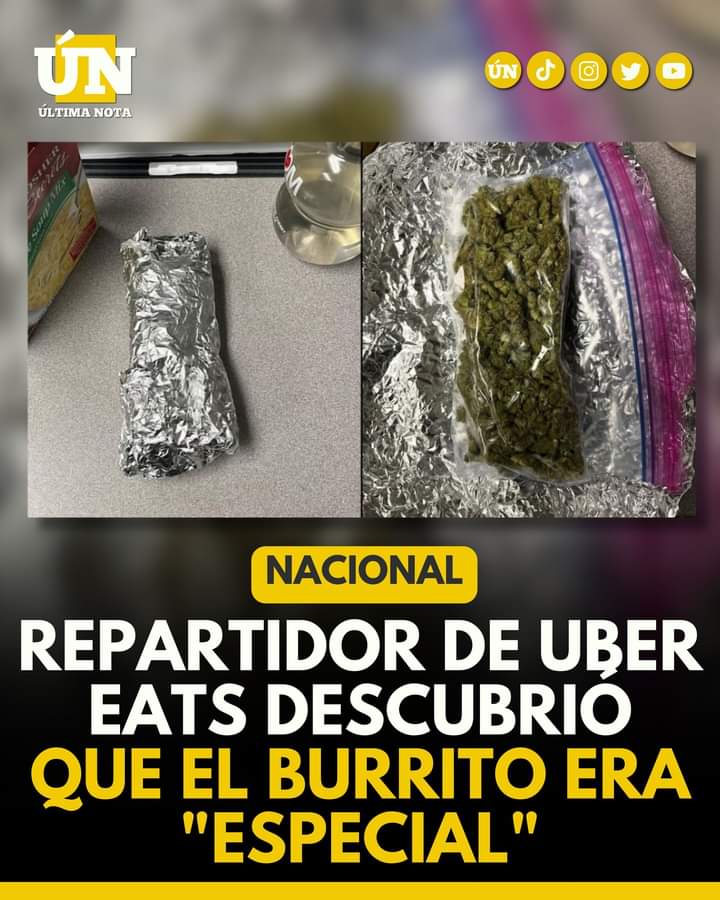 El burrito que nadie esperaba 28 gramos de m4r1hu@na en lugar de vegetales