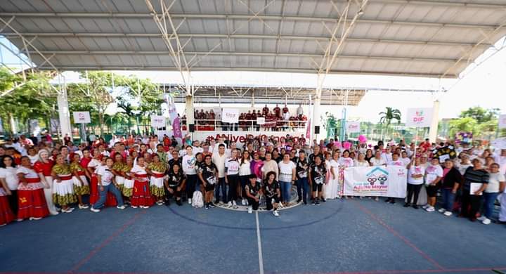 Promueve Verónica Lezama la salud física con los Juegos Estatales Deportivos y Culturales para las Personas Mayores 2024: DIF