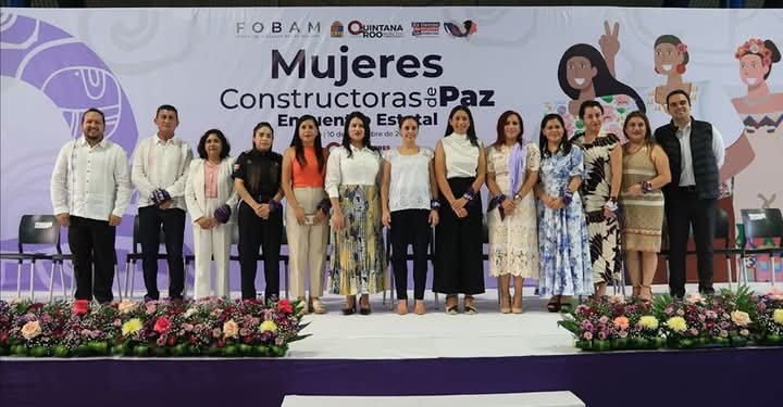 Respaldan autoridades redes de mujeres constructoras de paz en Quintana Roo