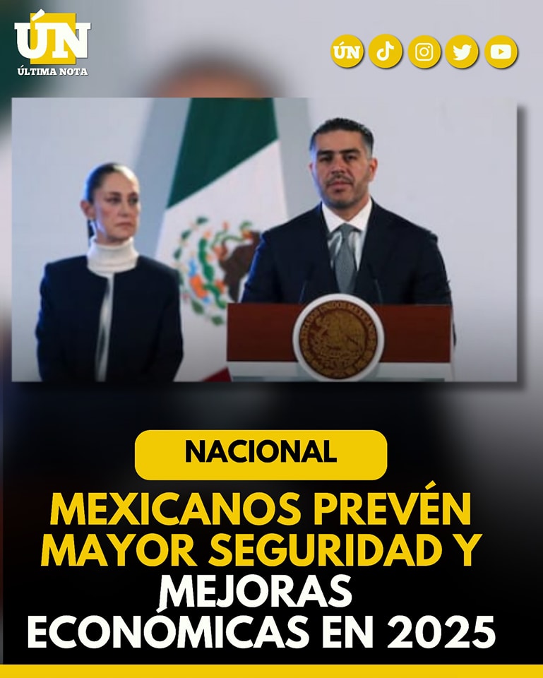 Mexicanos Prevén Mayor Seguridad y Mejoras Económicas en 2025