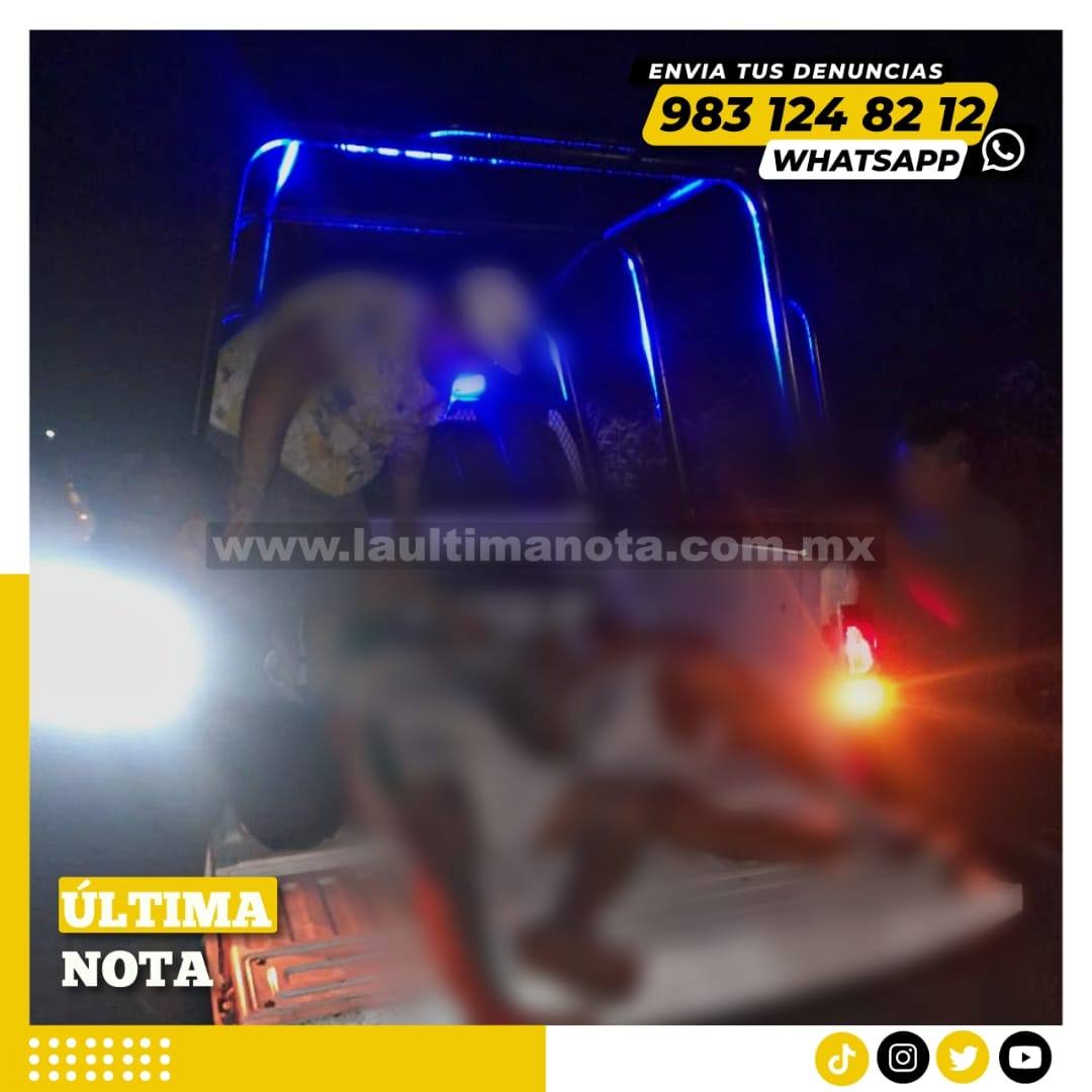 Antorchistas de #FelipeCarrilloPuerto son atropellados por un conductor que se dio a la fuga