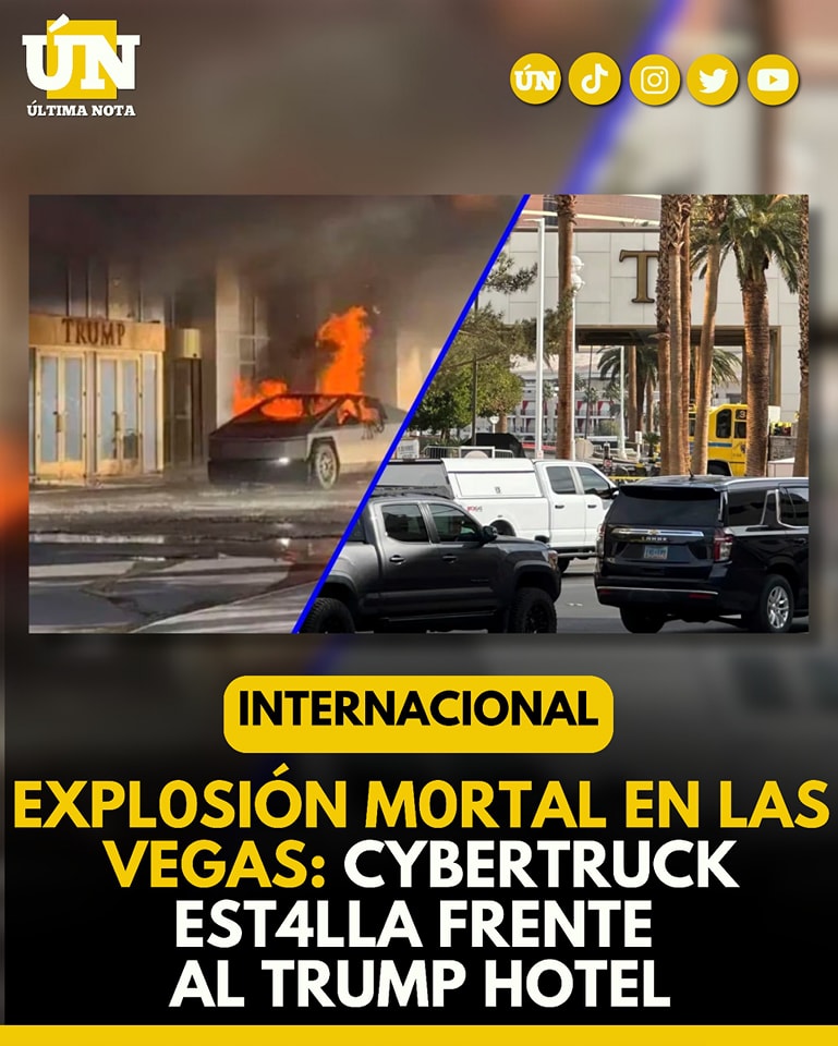 Expl0sión M0rtal en las vegas: Cybertruck est4lla frente al trump Hotel