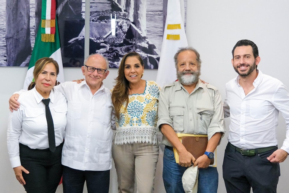 Revisan Mara Lezama y director del INAH, Diego Prieto, alcances de PROMEZA en Quintana Roo