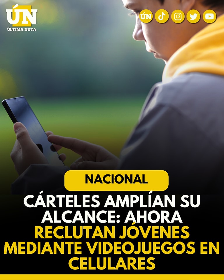 Cárteles amplían su alcance: ahora reclutan jóvenes mediante videojuegos en celulares