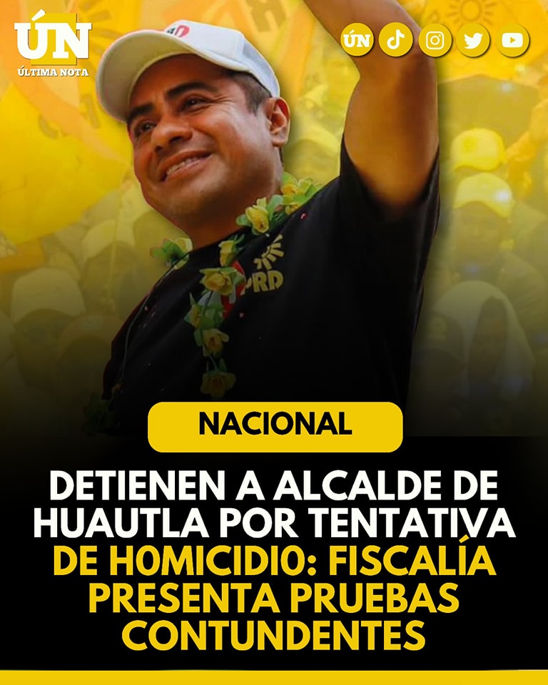 Detienen a alcalde de Huautla por tentativa de h0micidio: Fiscalía presenta pruebas contundentes