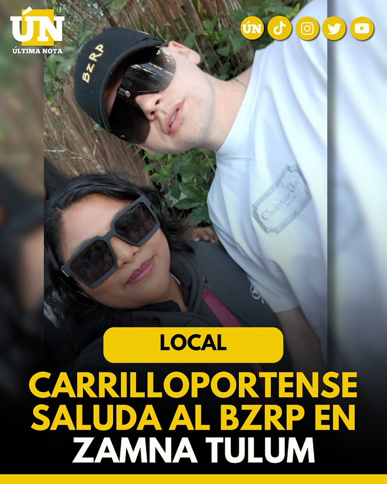 Joven de Felipe Carrillo Puerto convive con BZRP en Tulum