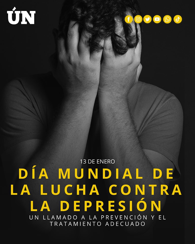 13 de enero: Día Mundial de la Lucha contra la Depresión, un llamado a la prevención y el tratamiento adecuado