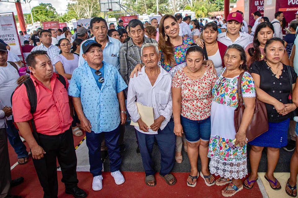 Más de 1,000 personas participaron en la audiencia pública “La Voz del Pueblo”, encabezada por Mara Lezama