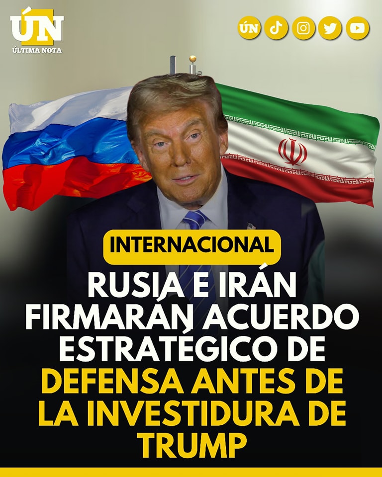 Rusia e Irán firmarán acuerdo estratégico de defensa antes de la investidura de Trump