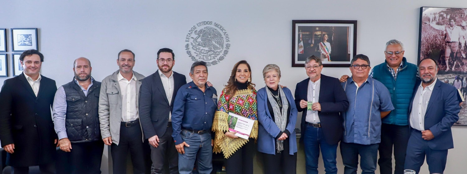 Encabeza Mara Lezama reunión con SEMARNAT para el aprovechamiento sustentable del chicle en el sur de Quintana Roo