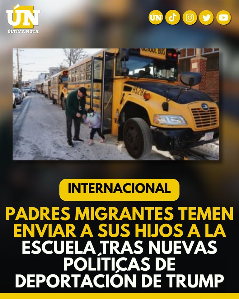 Padres migrantes temen enviar a sus hijos a la escuela tras nuevas políticas de deportación de Trump
