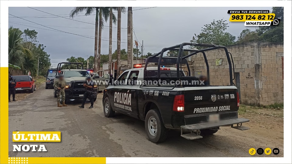 Falsa alarma moviliza a corporaciones en Carrillo Puerto por supuesto caso de privación de libertad