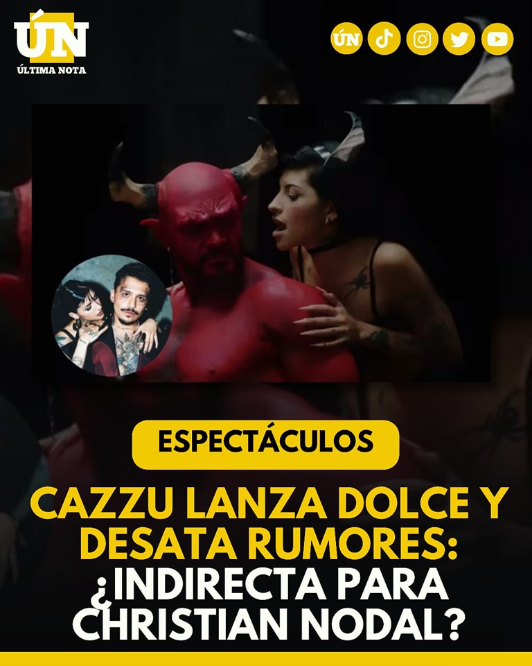 Cazzu lanza Dolce y desata rumores: ¿indirecta para Christian Nodal?
