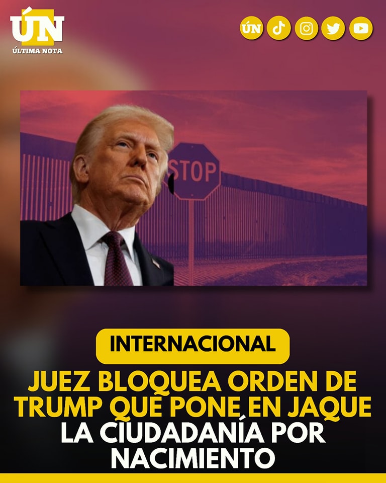 Juez bloquea orden de Trump que pone en jaque la ciudadanía por nacimiento