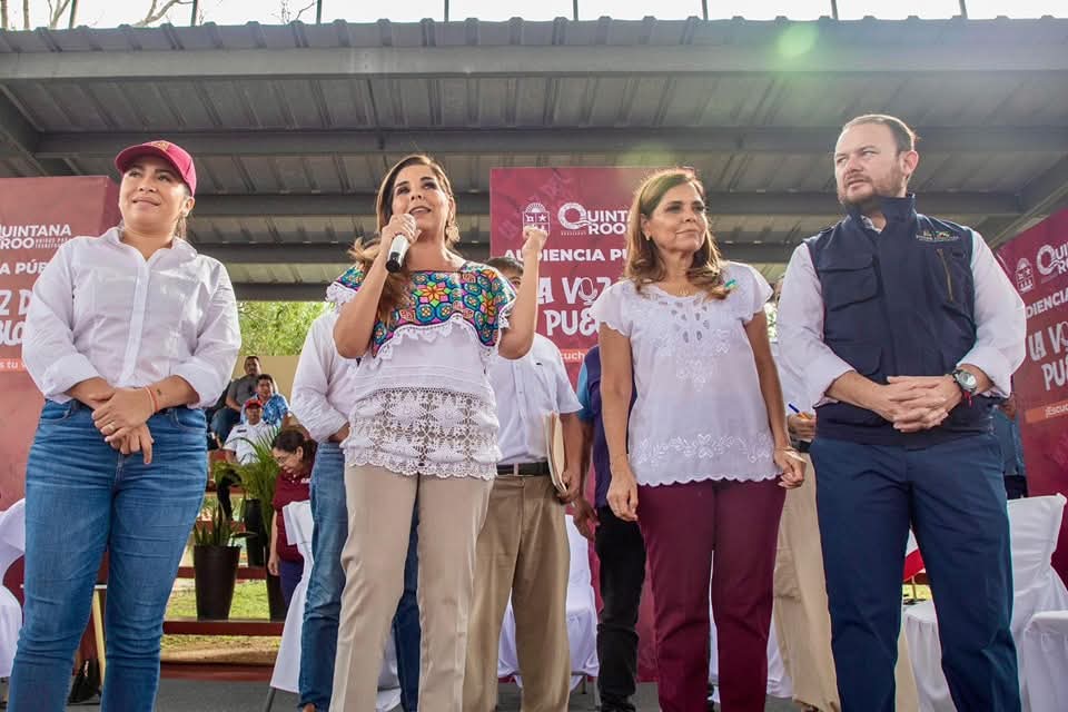 Felipe Carrillo Puerto participa masivamente en la audiencia pública “La Voz del Pueblo” encabezada por Mara Lezama
