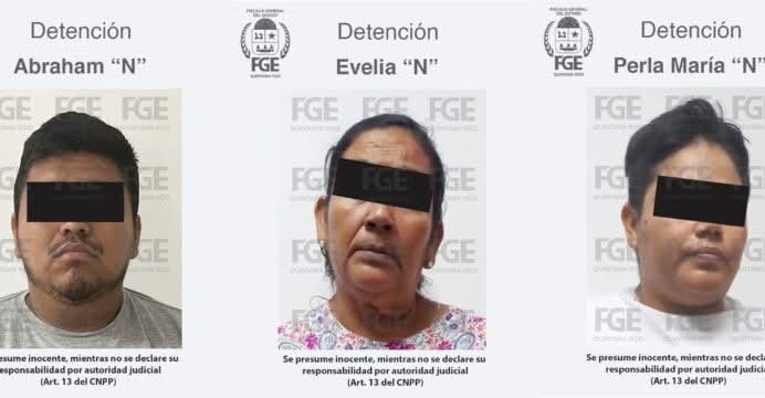 Captura FGE Quintana Roo a tres personas por homicidio en grado de tentativa en Benito Juárez