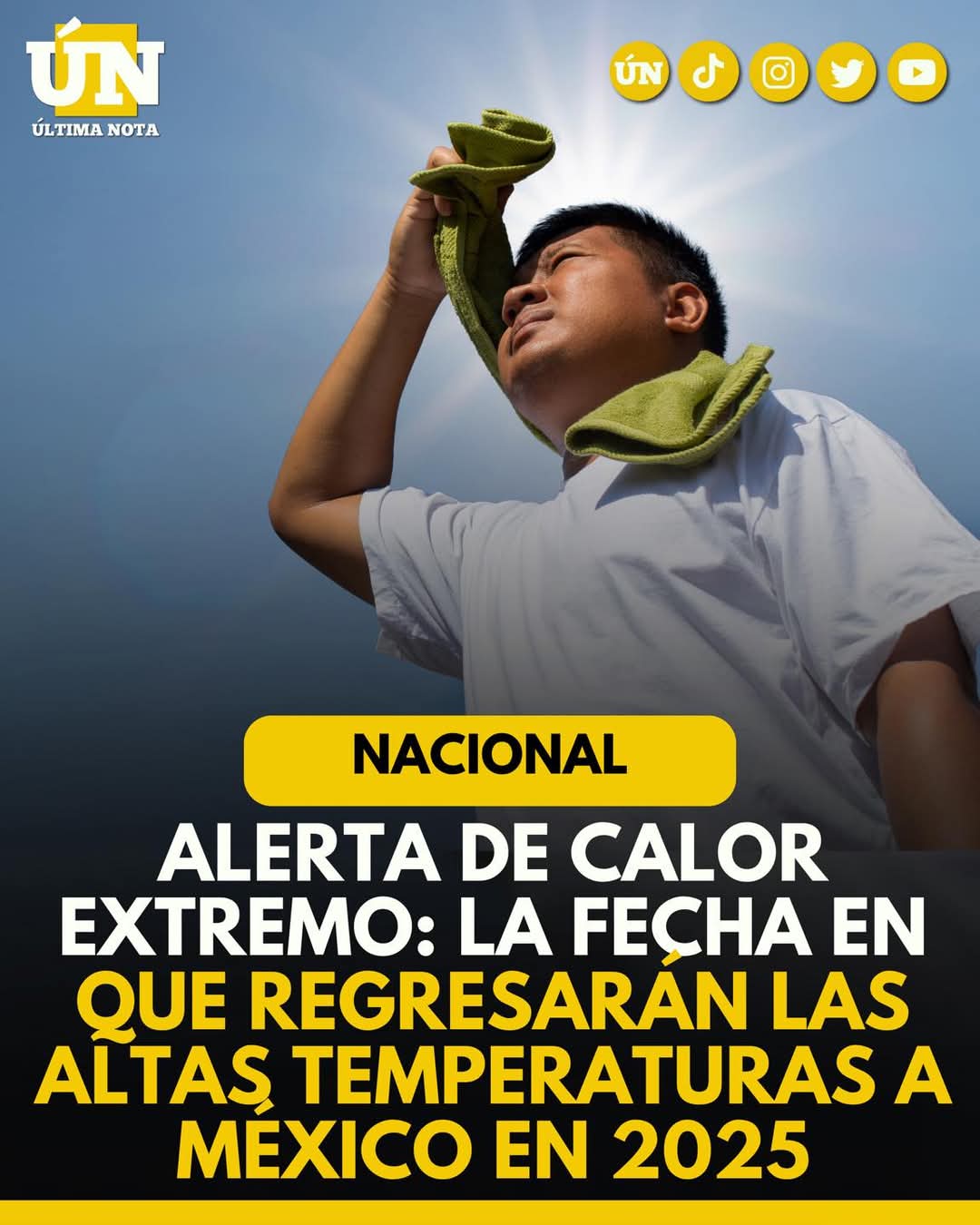 Alerta de calor extremo: la fecha en que regresarán las altas temperaturas a México en 2025