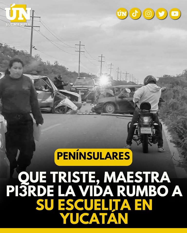 TRAGEDIA EN TELCHAC PUERTO: MAESTRA PIERDE LA VIDA EN ACCIDENTE DE TRÁNSITO