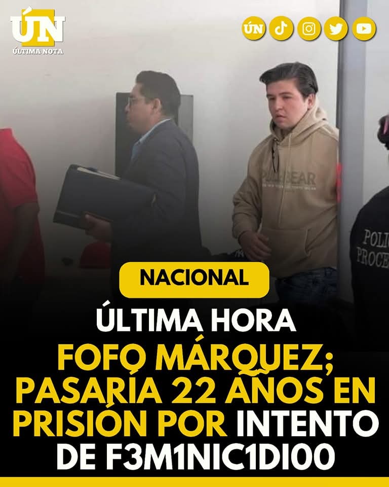 Fofo Márquez es declarado culpable de intento de feminicidio; podría enfrentar hasta 22 años de prisión
