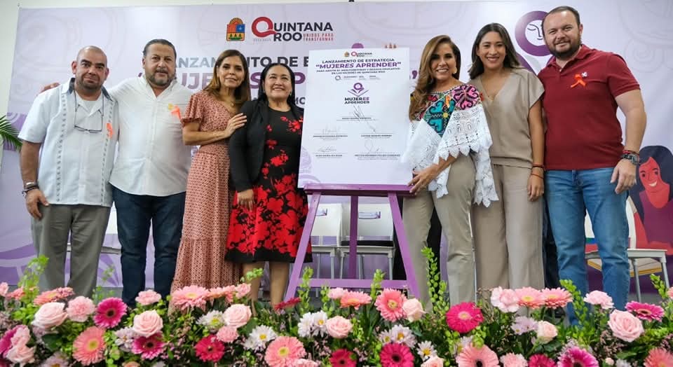 Encabeza Mara Lezama  lanzamiento de la estrategia “Mujer es Aprender” para impulsar la igualdad sustantiva en Quintana Roo