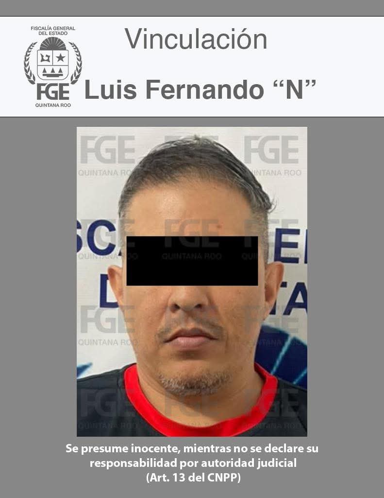 Vinculan a proceso a Luis Fernando “N”, alias “Cobra”, por desaparición de personas en Tulum