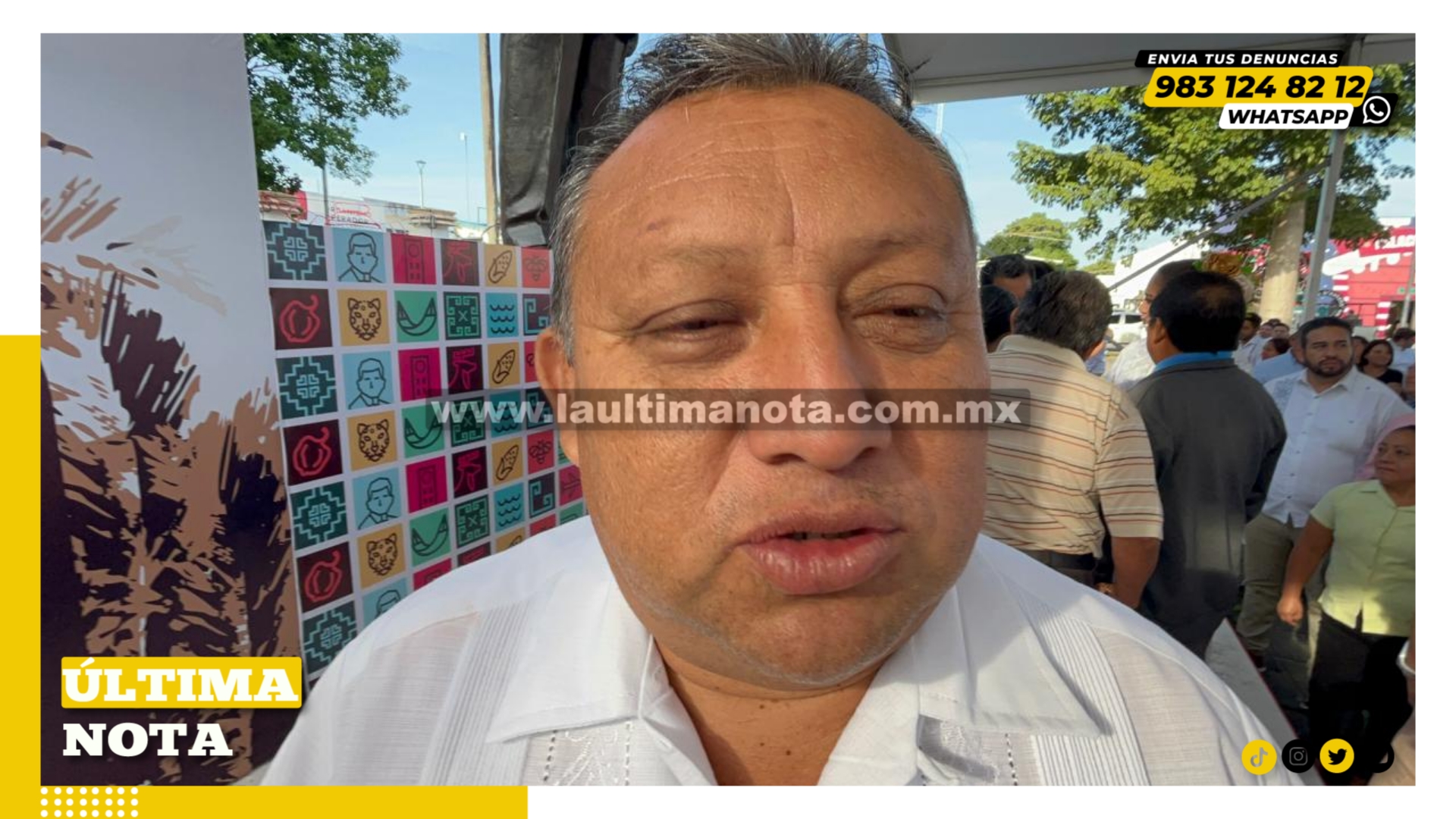 Erick Borges Yam minimiza la violencia en José María Morelos al pedir que “se cuiden y se protejan”