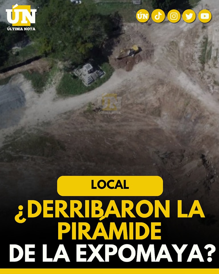 ¿Derribaron la pirámide de Expomaya?