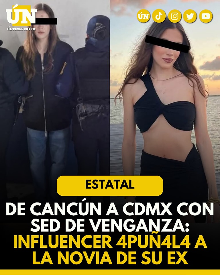 De Cancún a CDMX con sed de veng4nza: Influencer 4puñ4l4 a la novia de su ex