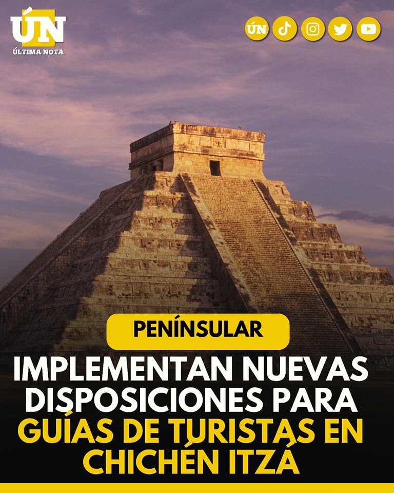 Implementan nuevas disposiciones para guías de turistas en Chichén Itzá