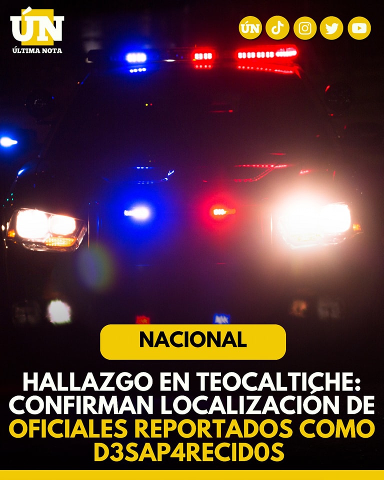 Hallazgo en Teocaltiche: Confirman localización de oficiales reportados como desap4recid0s