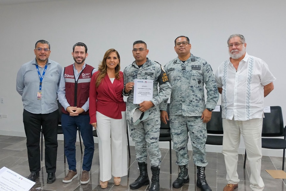 “Cada visitante trae prosperidad, hagamos que su llegada sea inolvidable”: Mara Lezama en clausura de capacitación de agentes aduaneros en Cancún