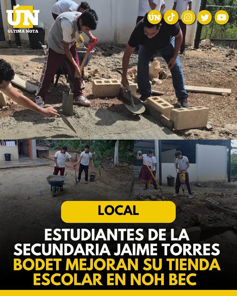 Estudiantes de la Secundaria Jaime Torres Bodet Mejoran su Tienda Escolar en Noh Bec
