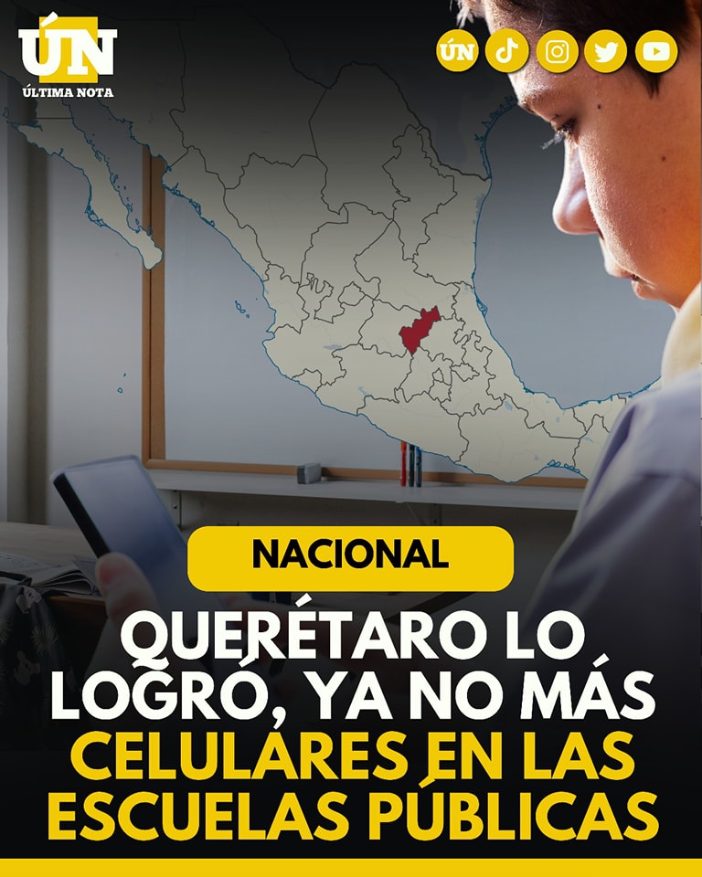 Querétaro lidera el camino en la educación: prohibición de celulares para un mejor aprendizaje