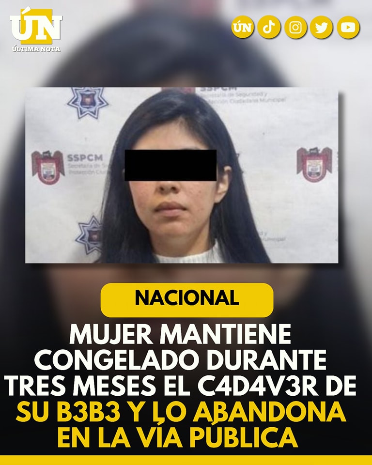 Mujer mantiene congelado durante tres meses el c4d4v3r de su beb3 y lo abandona en la vía pública