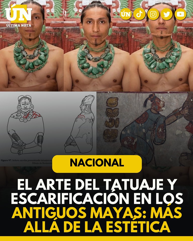El arte del tatuaje y escarificación en los antiguos mayas: más allá de la estética