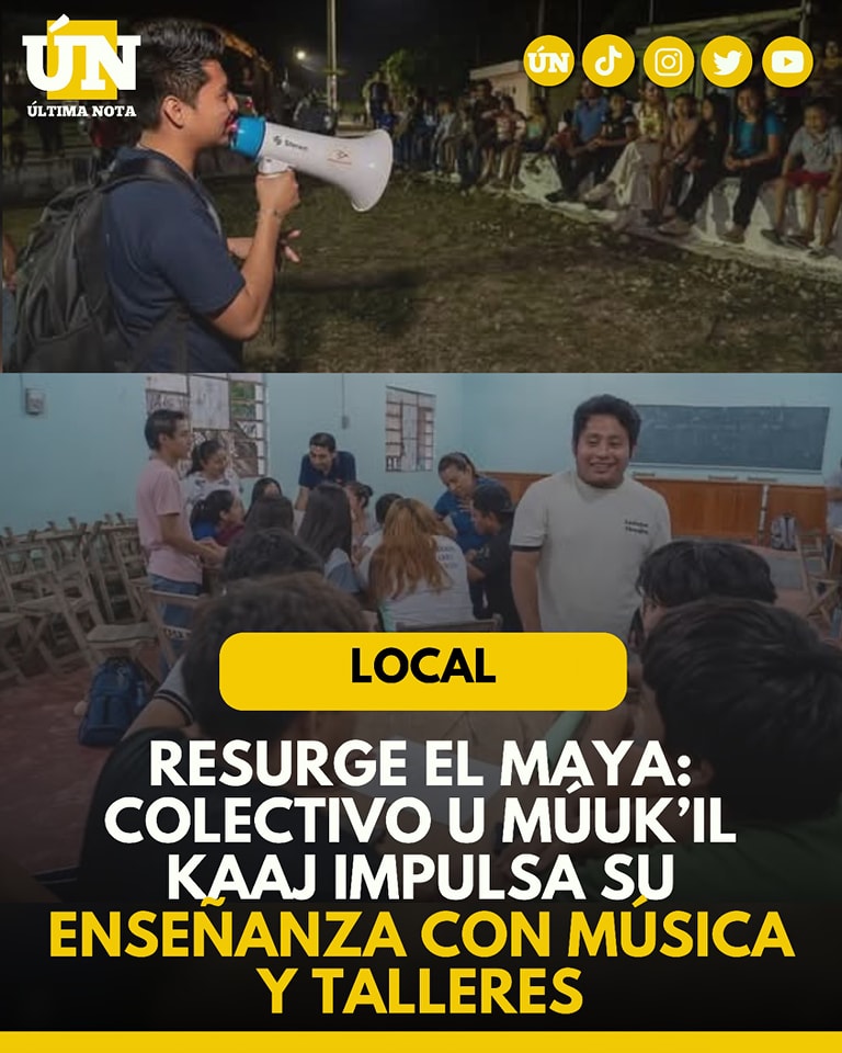 Resurge el maya: Colectivo U Múuk’il Kaaj impulsa su enseñanza con música y talleres