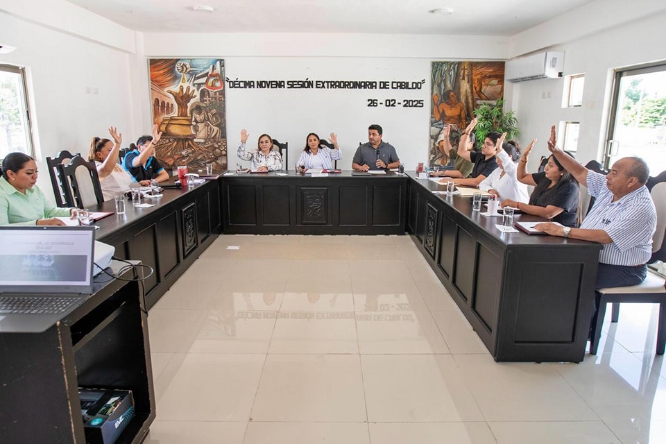 Cabildo aprueba Plan Municipal de Desarrollo propuesto por Mary Hernández para Felipe Carrillo Puerto