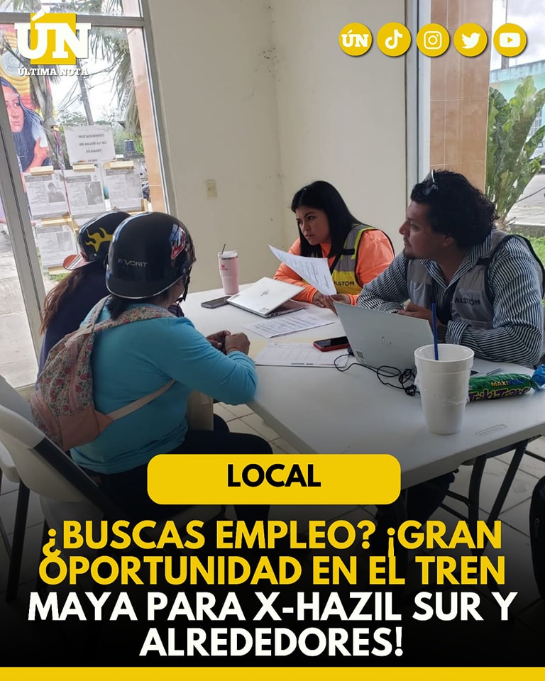 ¡Atención X-Hazil Sur y comunidades cercanas!