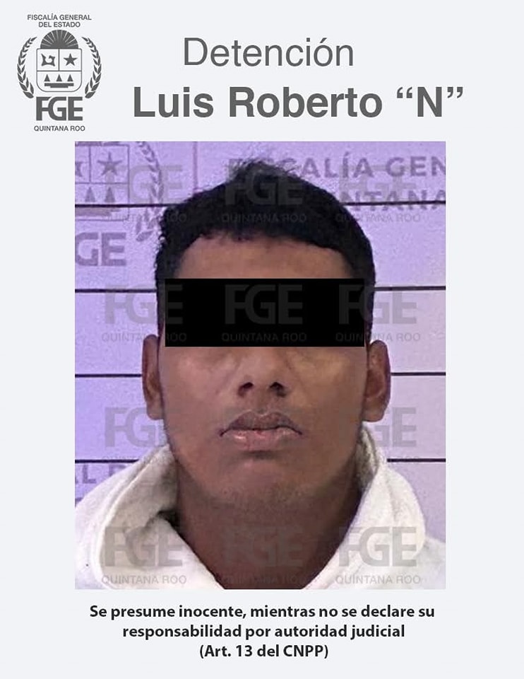 Luis Roberto “N” detenido por posesión de arm4s y sust4ncias ilícitas en Felipe Carrillo Puerto