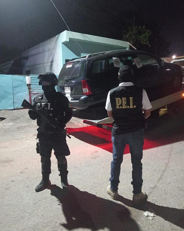 Aseguran camioneta que atr0p3lló a familia en Kanasín