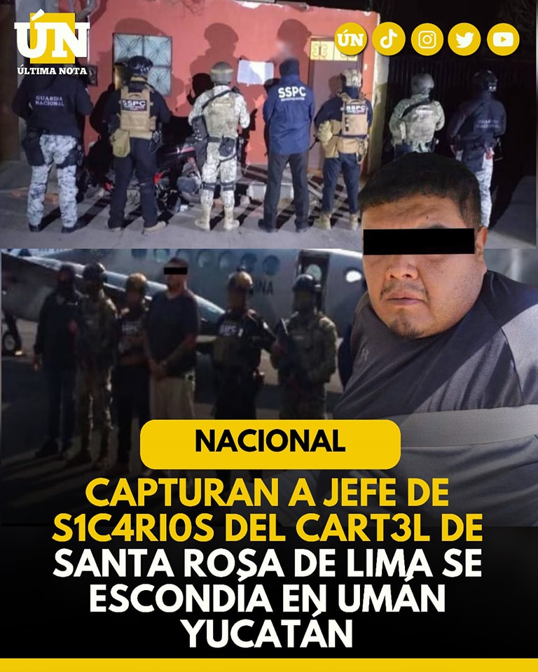 Capturan en Yucatán a presunto líder crimin4l de Querétaro