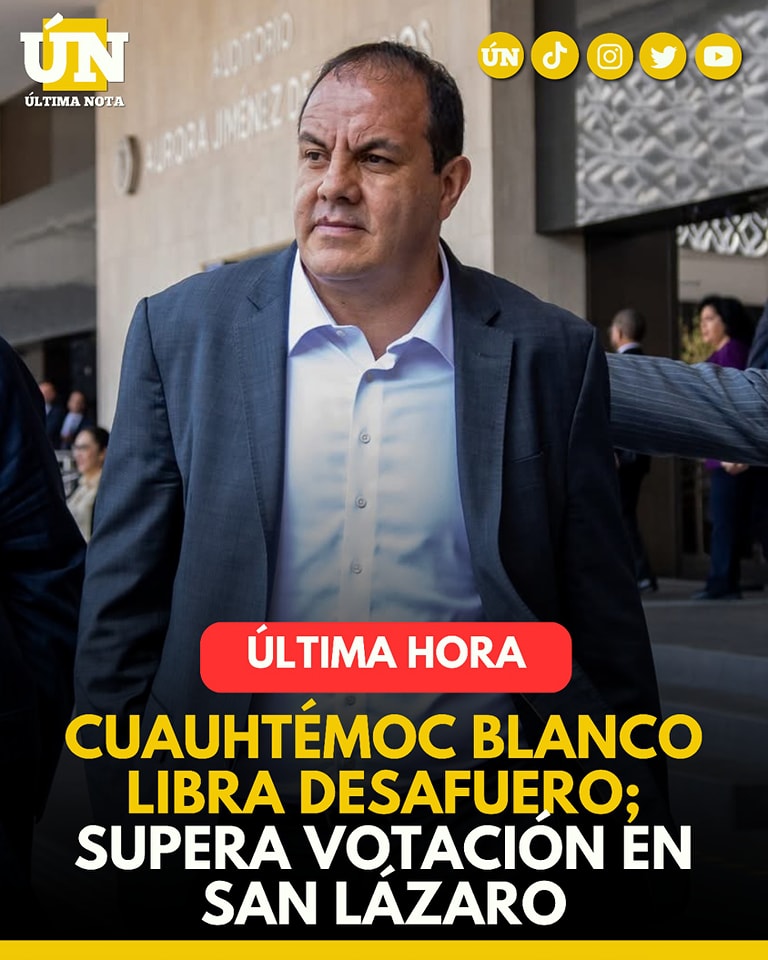 MORENA SALVA A CUAUHTÉMOC BLANCO
