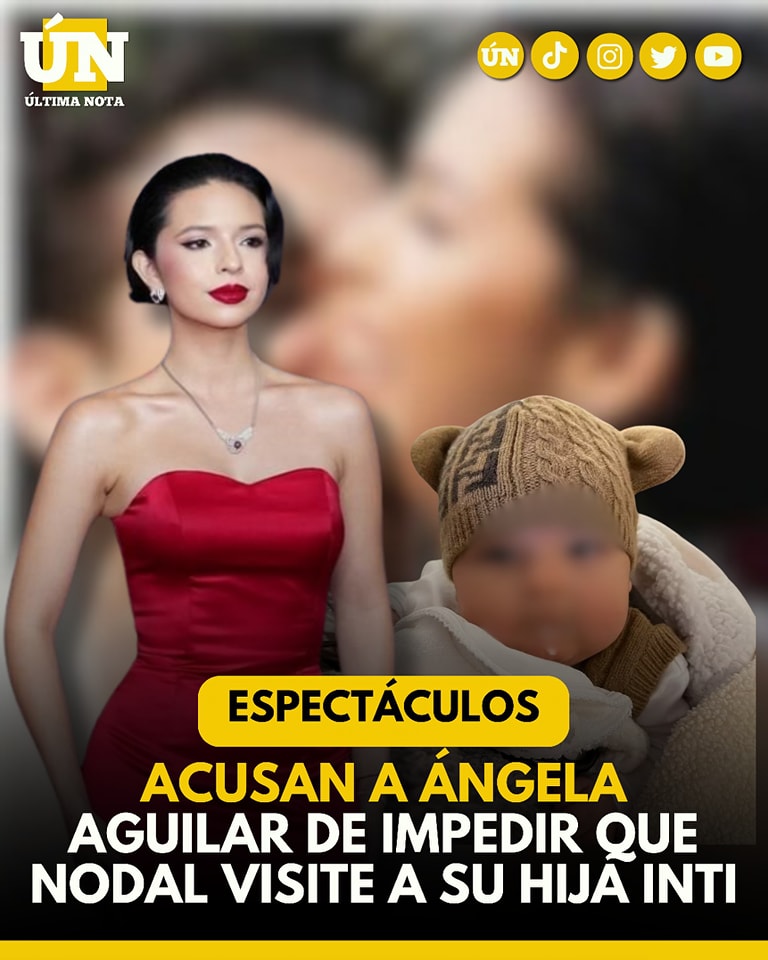 Acusan a Ángela Aguilar de impedir que Nodal visite a su hija Inti