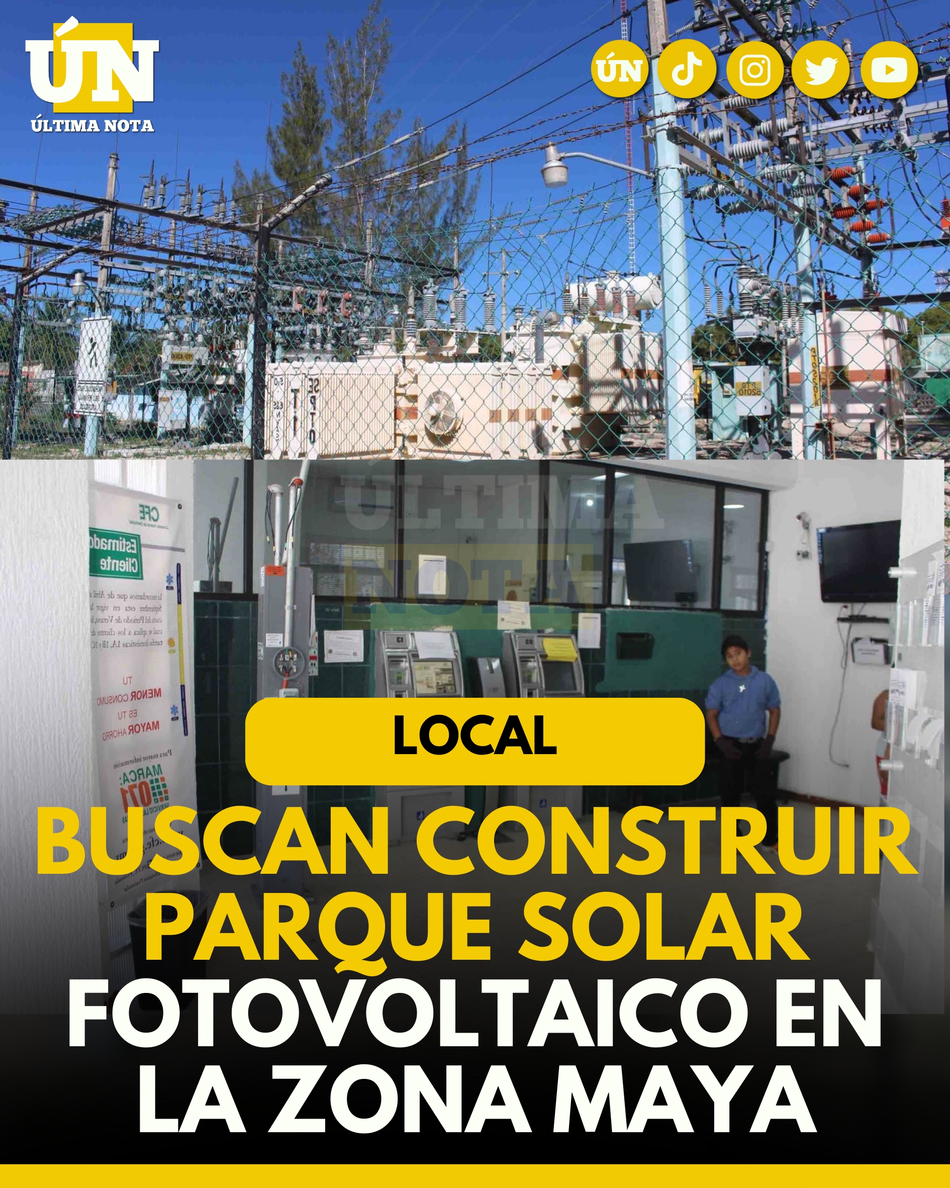 Buscan construir parque solar fotovoltaico en la Zona Maya #Local
