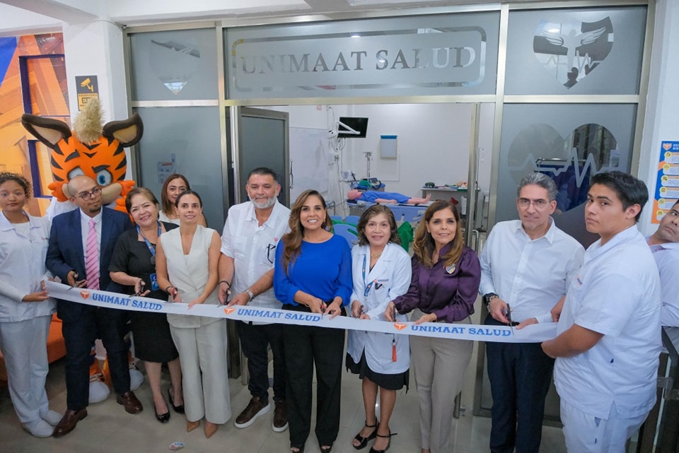 Inaugura Mara Lezama Licenciatura en Medicina y Centro de Simulación Clínica en la Universidad UNIMAAT plantel Cancún
