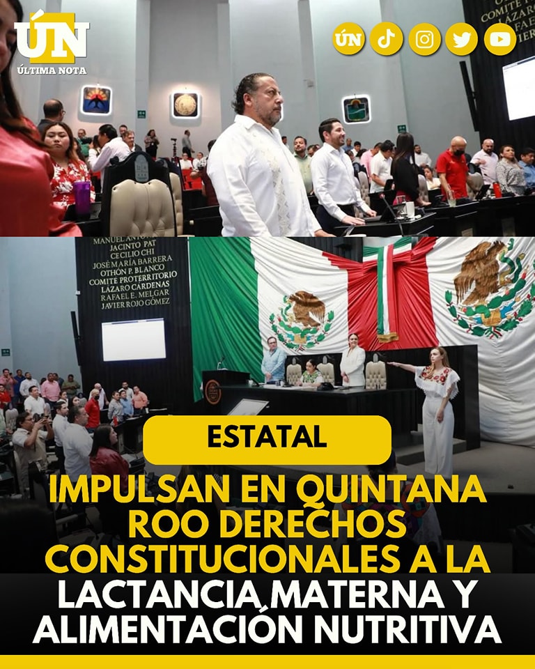 Impulsan en Quintana Roo derechos constitucionales a la lactancia materna y alimentación nutritiva