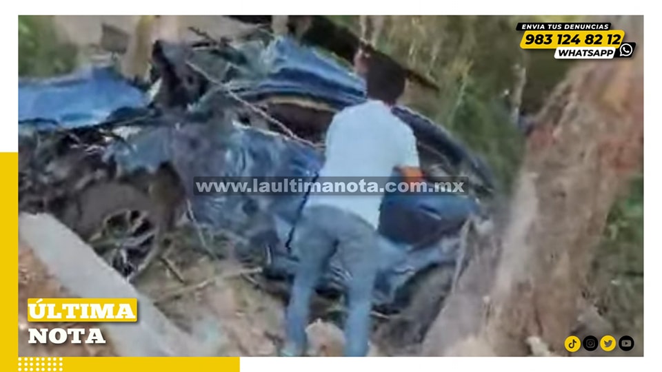 Solo un milagro los salvo de m0rir en m0rt4l accid3nte en Chetumal